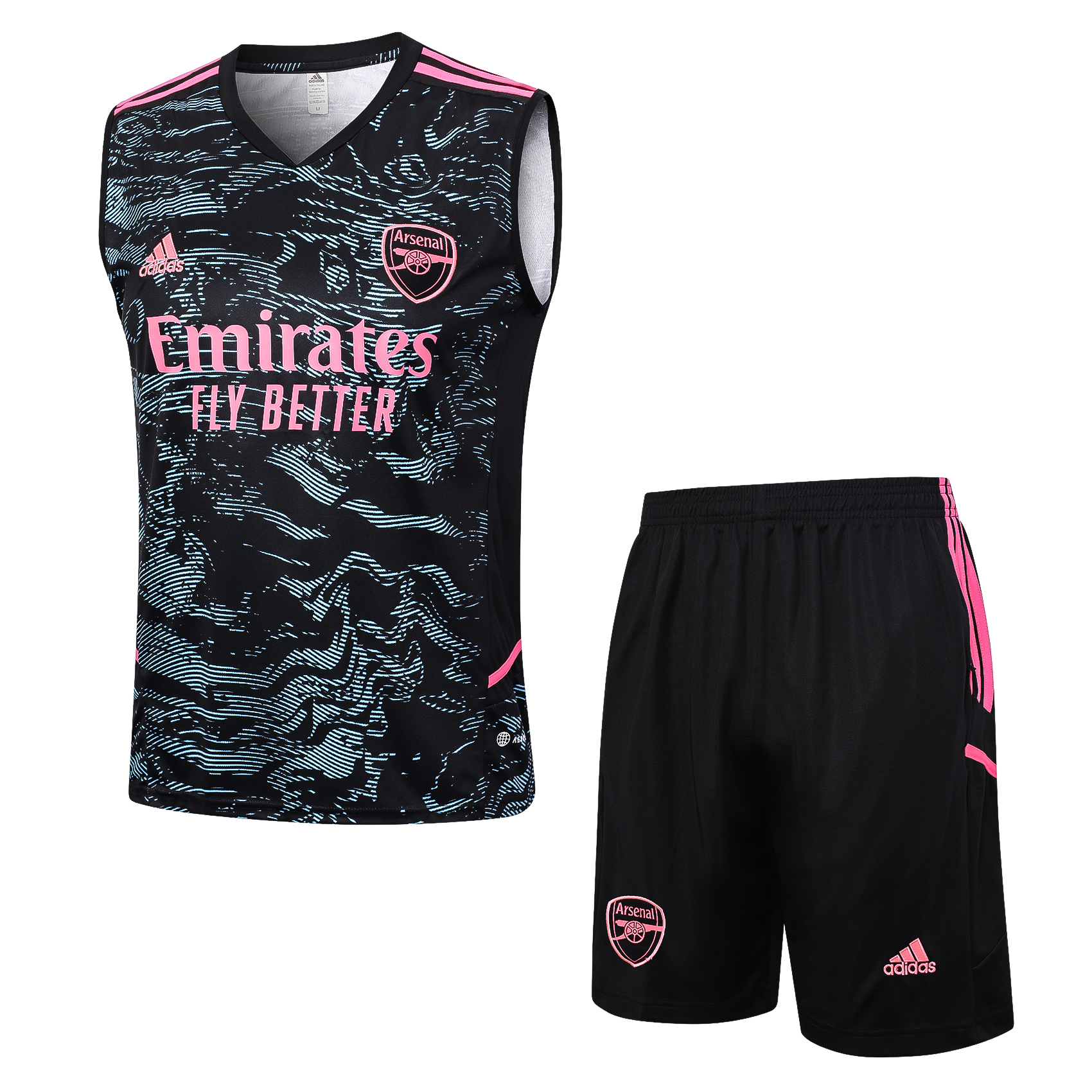 Arsenal 23-24 New Black Training Vest Suit